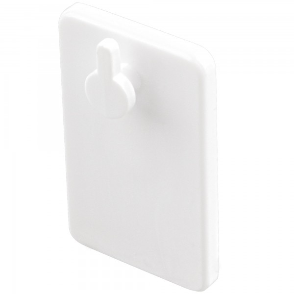 Cuelgafacil adhesivo blanco.25x40mm 2 un