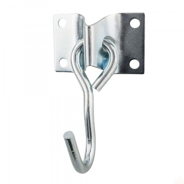 Gancho c/base rectangular 70x45mm. zinc. Gancho c/base rectangular 70x45mm. zinc.