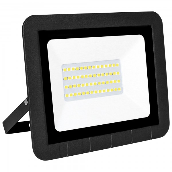 Proyector led plano negro 30w.fria Proyector led plano negro 30w.fria