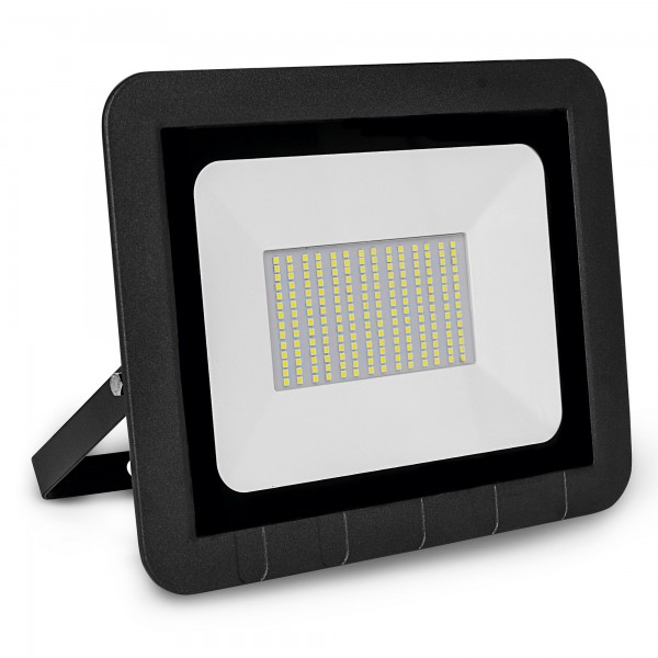 Proyector led plano negro 100w.fria Proyector led plano negro 100w.fria