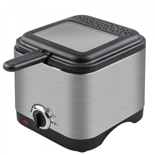 Freidora inox kuken  900 w.t/cristal1.5l