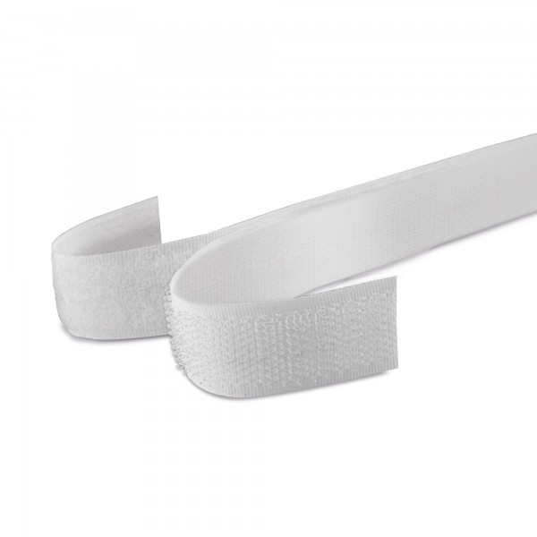 Cinta velcro 12m.x20mm.macho-hembra bl. Cinta velcro 12m.x20mm.macho-hembra bl.