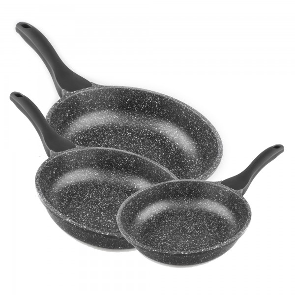 Sarten al. black piedra set3 18-22-26