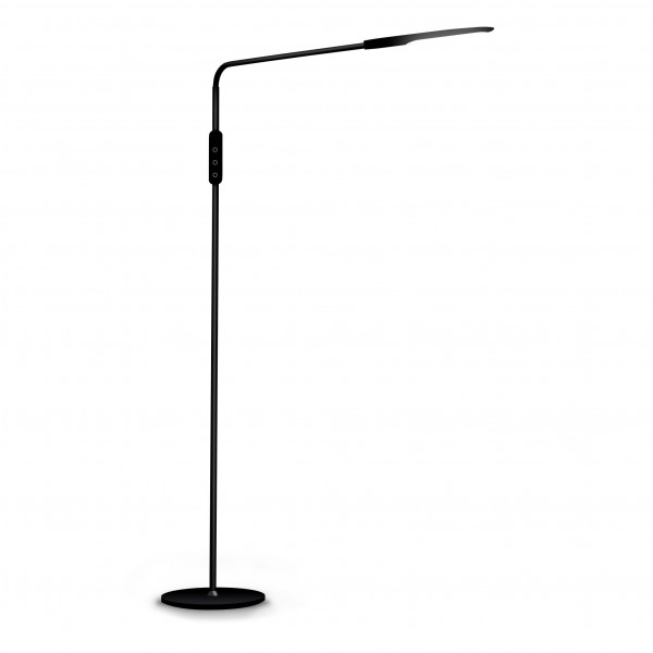 Lampara led  9 w pie negra