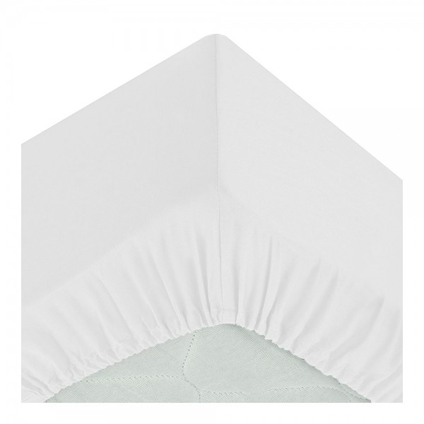 Sabana ajustable color blanco 140x190cm Sabana ajustable color blanco 140x190cm