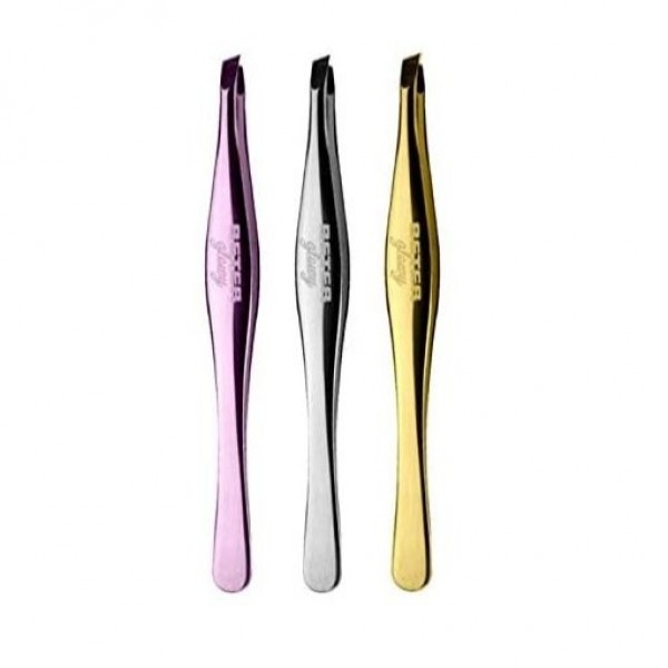 BETER PINZA DE DEPILAR PUNTA OBLICUA GLOWY 1U