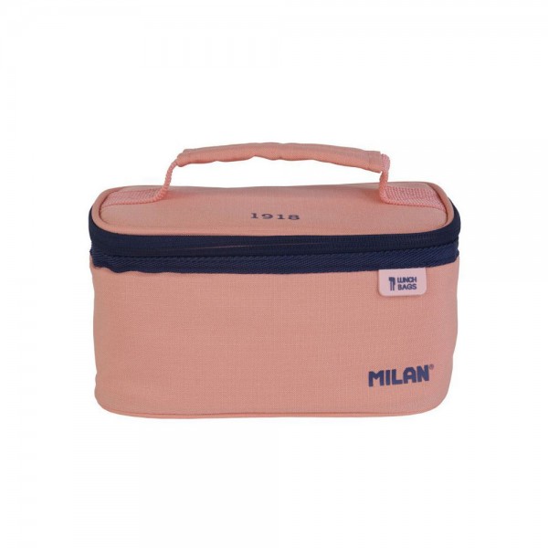Bolsa isotérmica porta alimentos, serie 1918, rosa, con 1 recipiente 1,5 l
