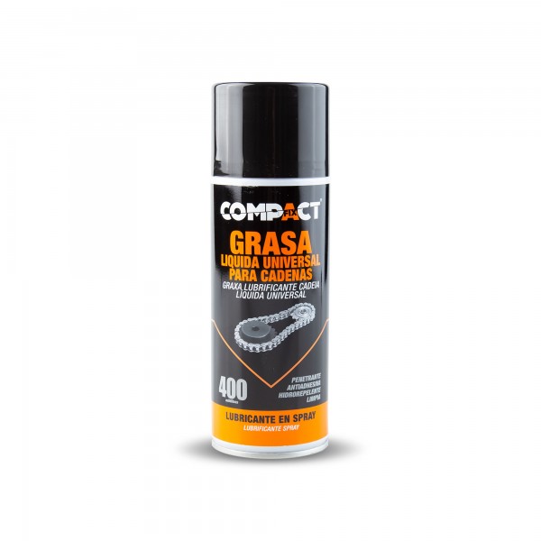 Grasa spray liquida p/cadenas 400ml. Grasa spray liquida p/cadenas 400ml.