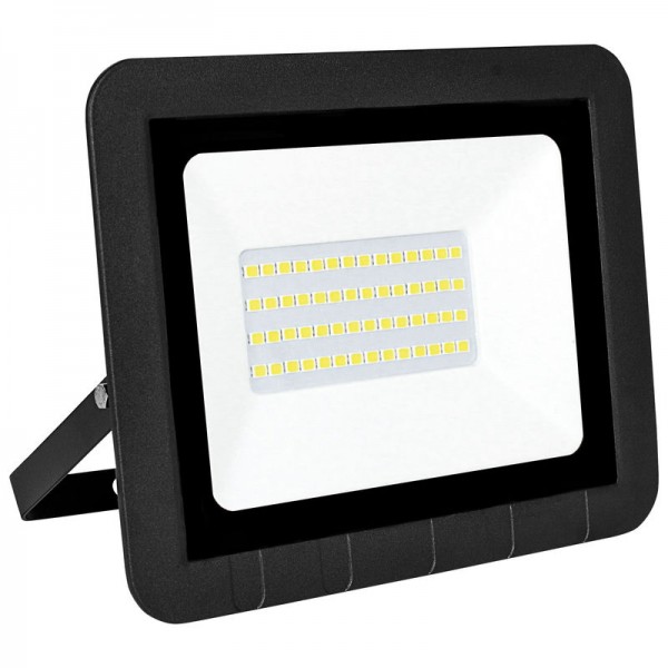 Proyector led plano negro 30w.calida Proyector led plano negro 30w.calida