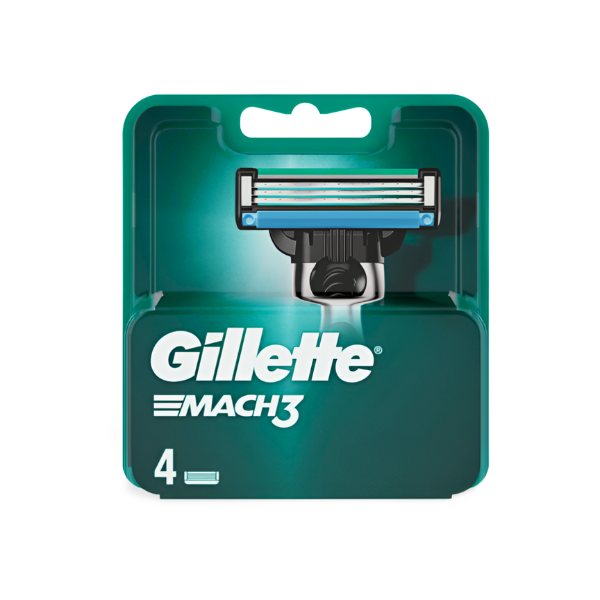 Cuchillas Gillette recambio Mach3 4uds