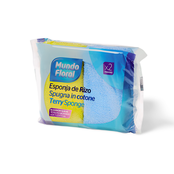 Esponja de Baño Mundo Floral de Rizo