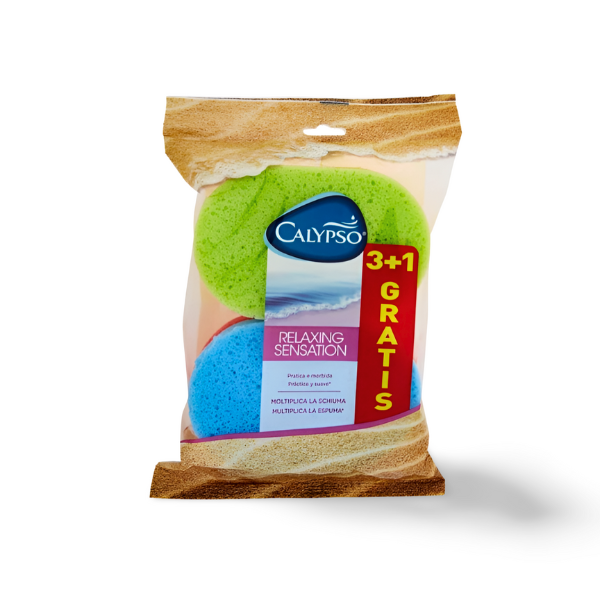 Esponja de Baño Calypso Relaxing sensation 3+1