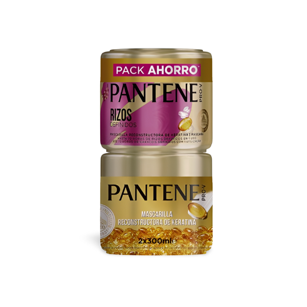 Mascarilla Pantene Rizos definidos 2x300ml