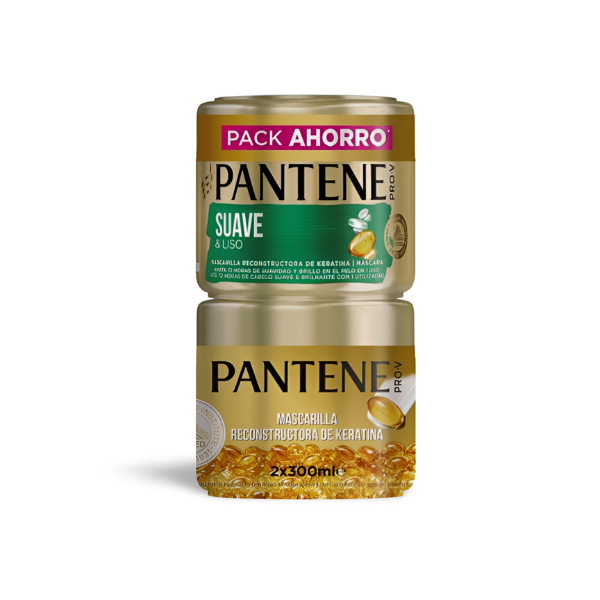 Mascarilla Pantene Suave&Liso 2x300ml