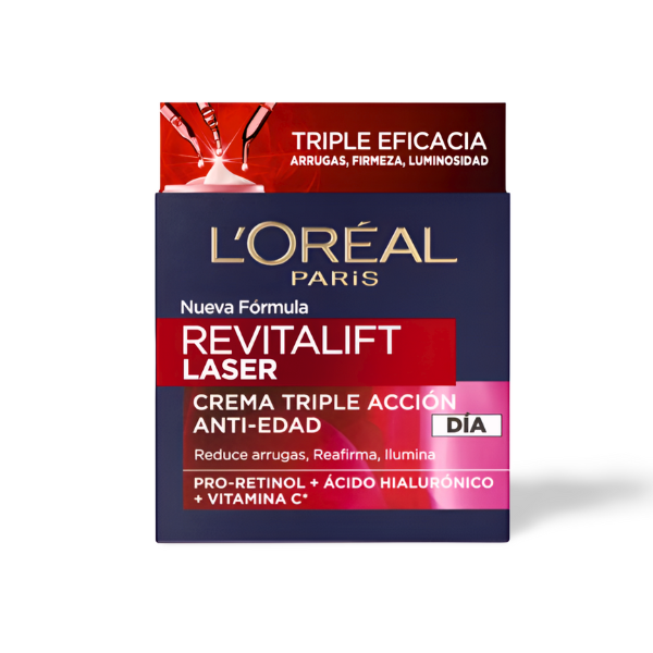 Crema Facial L' Oréal Paris Revitalift Laser x3 crema hidratante día 50 ml