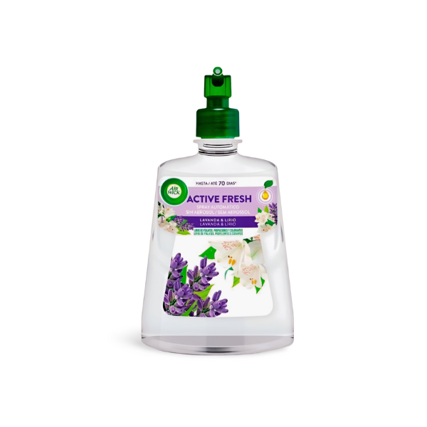 Recambio ambientador Active fresh de Lavanda & Lirio 228ml Recambio ambientador Active fresh de Lavanda & Lirio 228ml