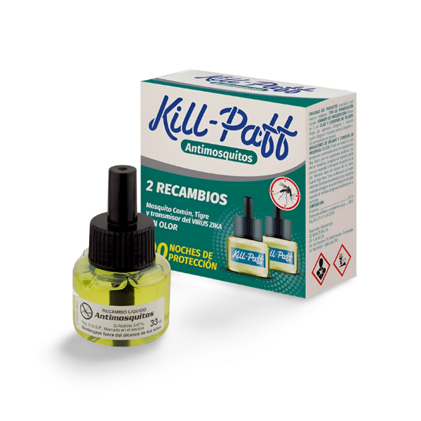Kill-Paff antimosquitos  recambio 2uds Kill-Paff antimosquitos  recambio 2uds