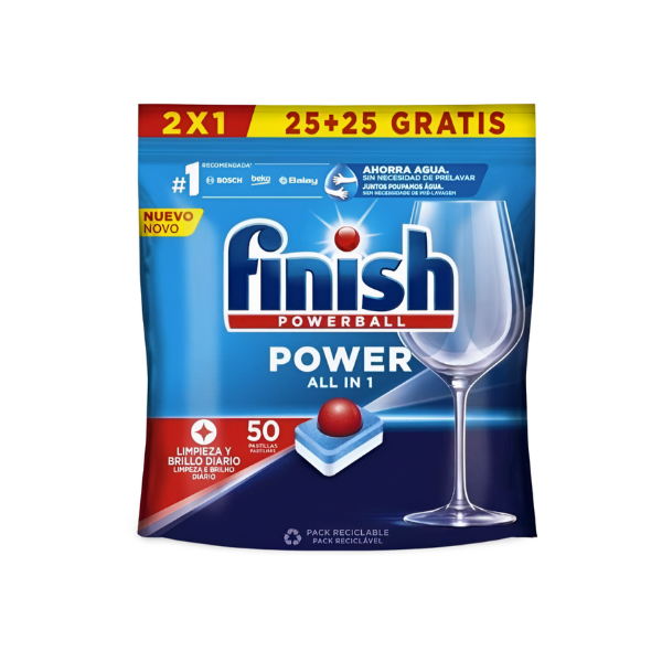 Finish  Super Power   lavavajillas 25 + 25 pastillas
