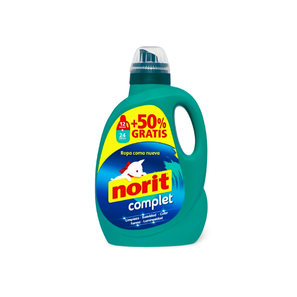 Detergente Norit complet 24 dosis + 12 dosis