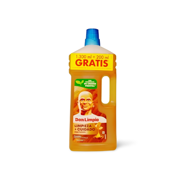 Fregasuelos Don Limpio Para Madera 1300ml + 200ml GRATIS Fregasuelos Don Limpio Para Madera 1300ml + 200ml GRATIS