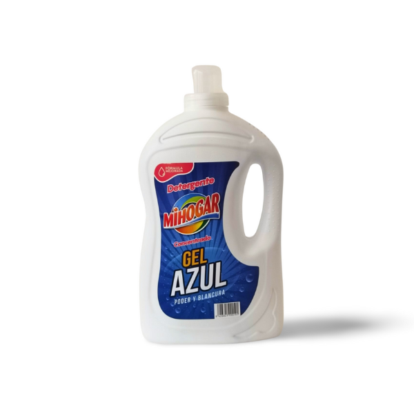 Detergente Gel Azul Mihogar  3l.