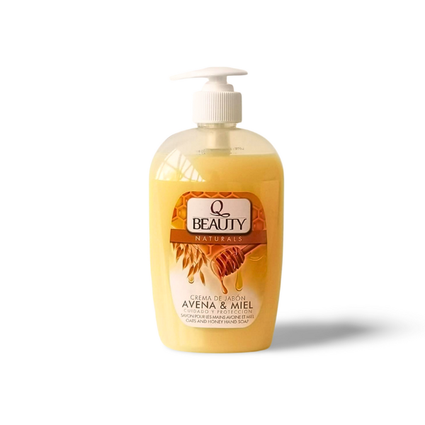 Jabón de Manos Q Beauty Avena Miel 500ml