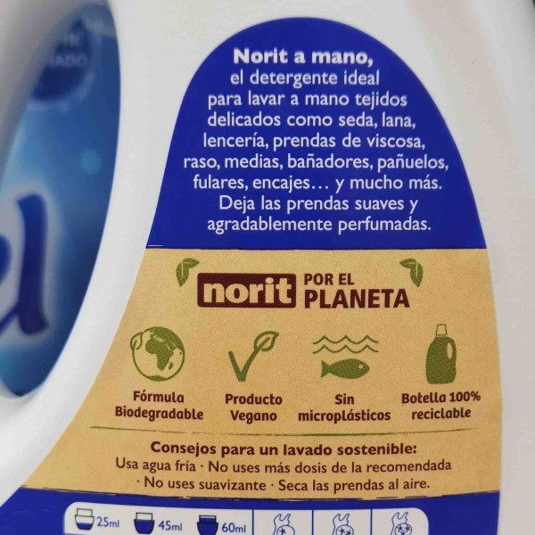 Detergente Norit liquido a mano 1125 + 90 ml Detergente Norit liquido a mano 1125 + 90 ml