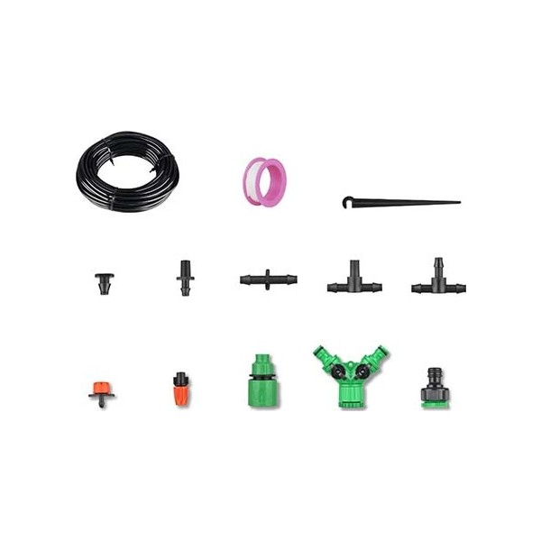 Sistema de riego kit goteo 15m