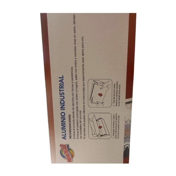 Papel de Aluminio Mihogar industrial 150m