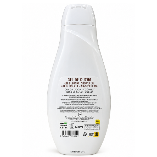 The fruit company Gel Ducha Coco 600ml